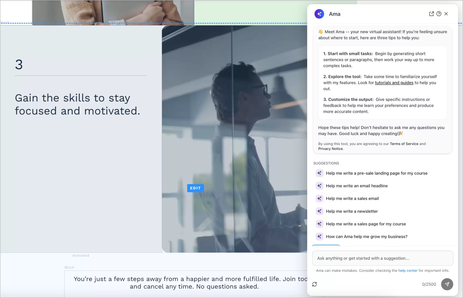 Plataforma de criação de cursos on-line do kajabi e recursos avançados para geração de conteúdo