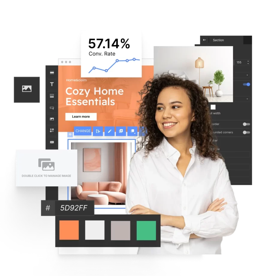 Landing page builder