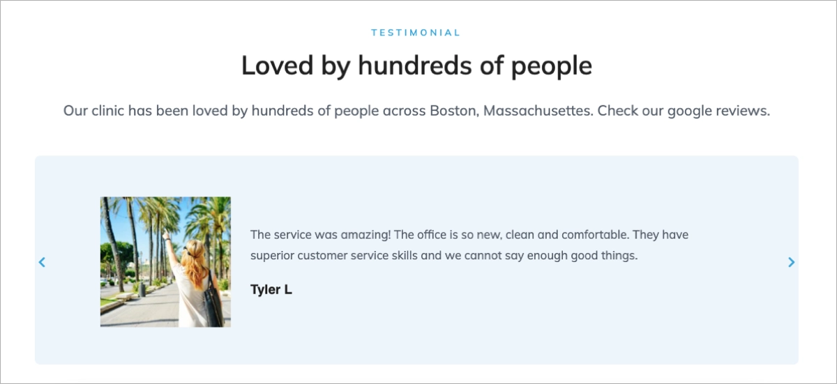 depoimentos de pacientes