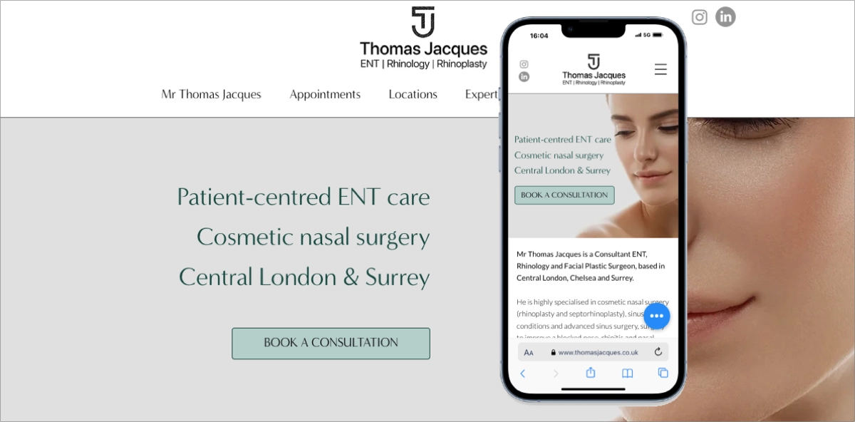 landing page otimização móvel