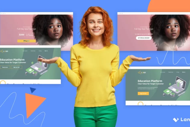 ab testing landing pages landing page conversions