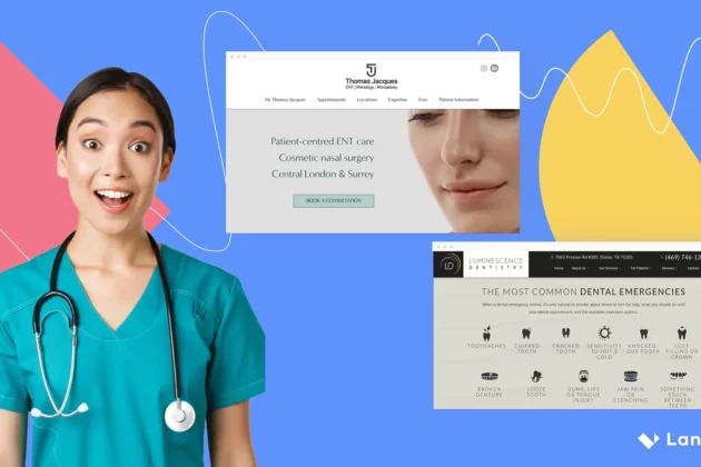 healthcare landing page best practices