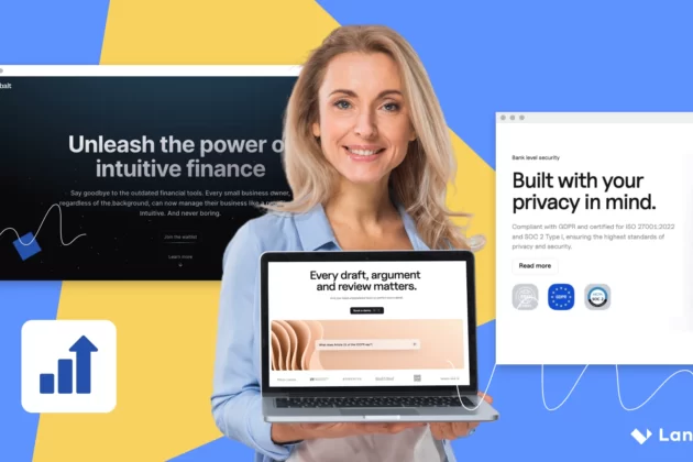 startup landing page best practices