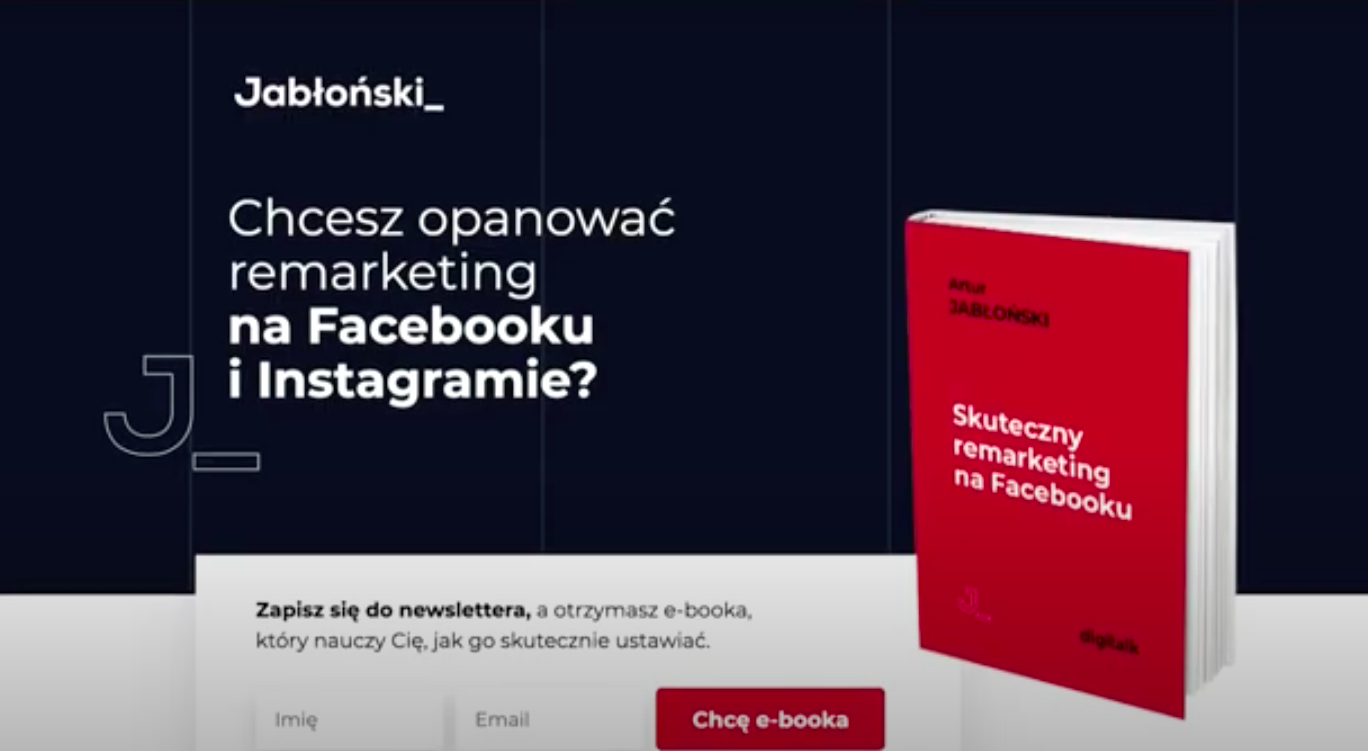 studium przypadku optymalizacji landing page'a Artura Jabłońskiego