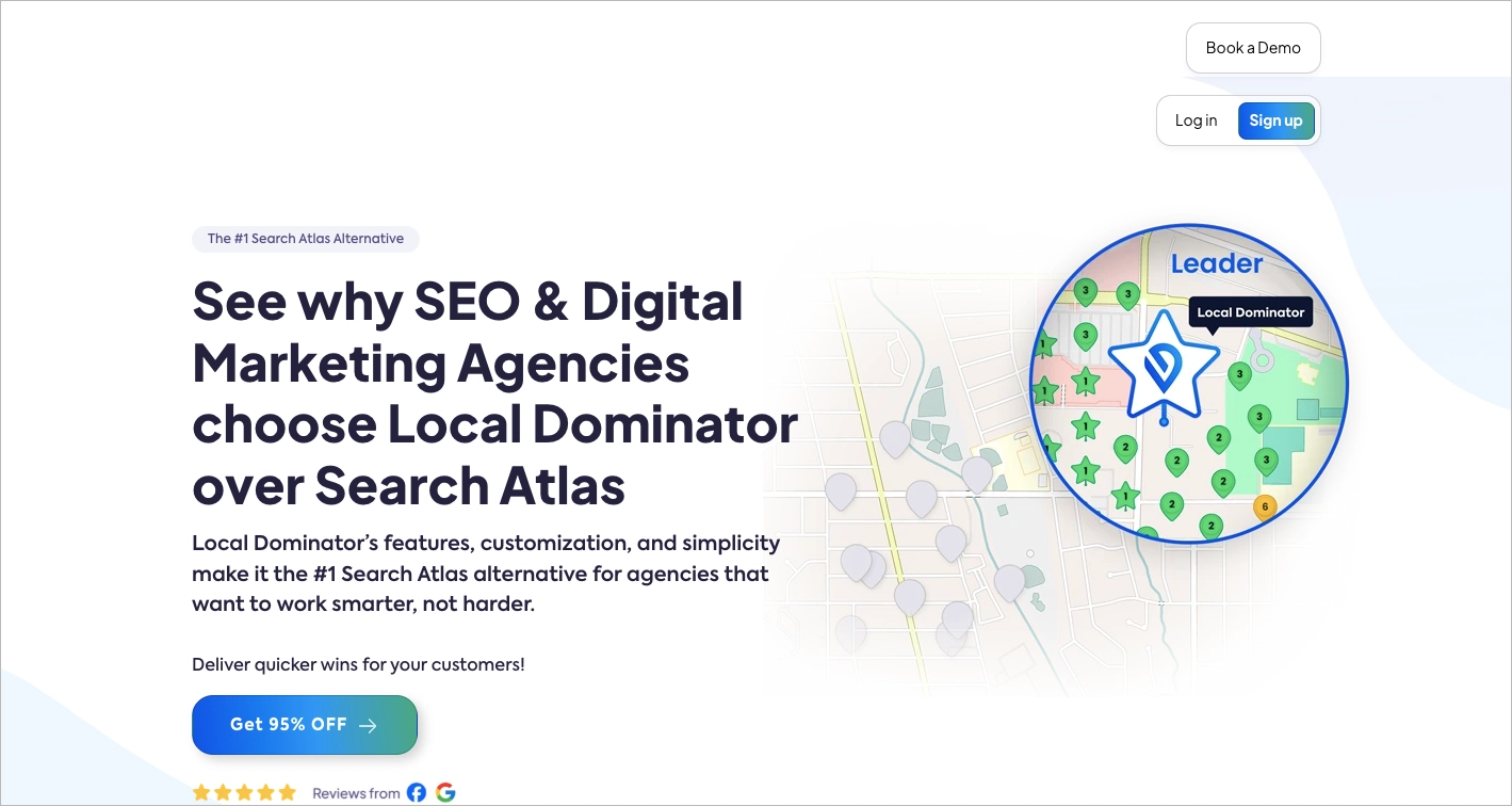 Página otimizada para obter classificações de pesquisa orgânica por meio de anúncios