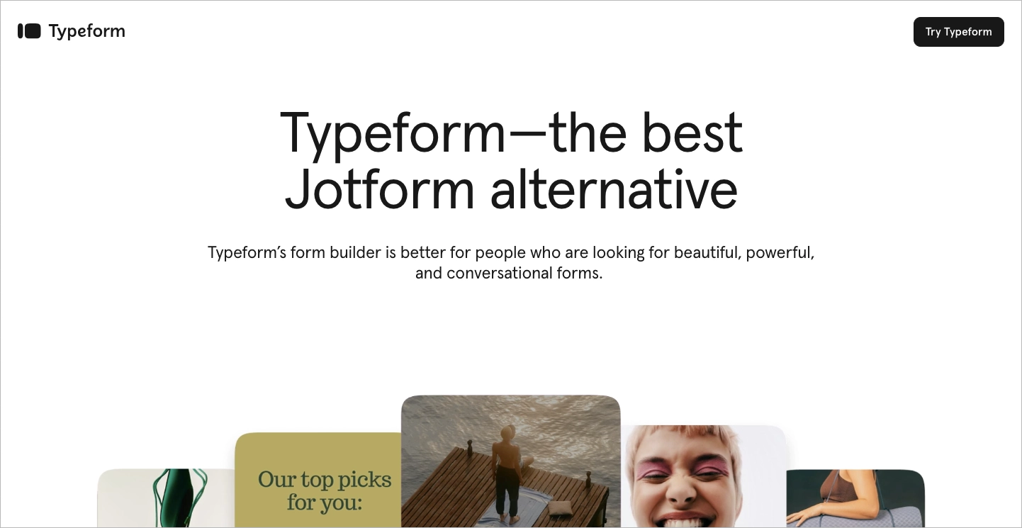 przykład strony z porównaniem konkurencji