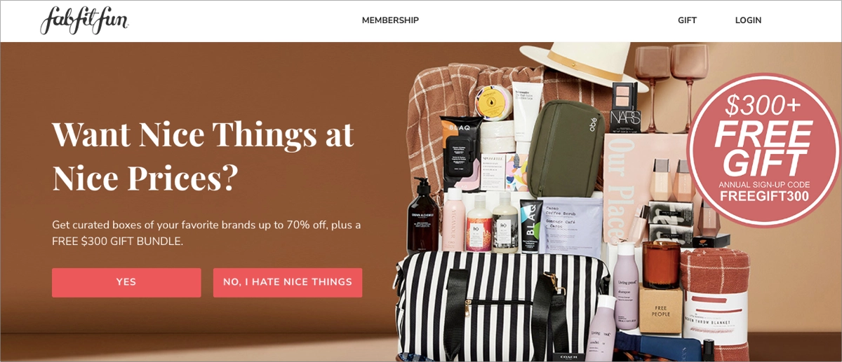 eCommerce landing page examples