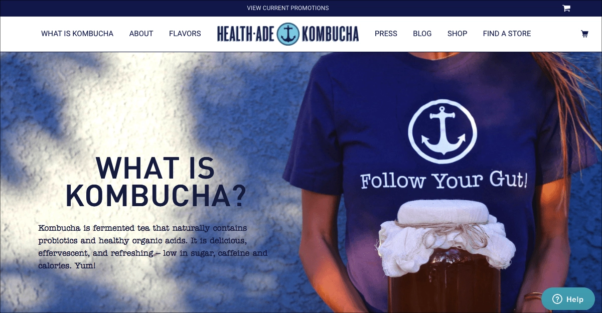 product page example