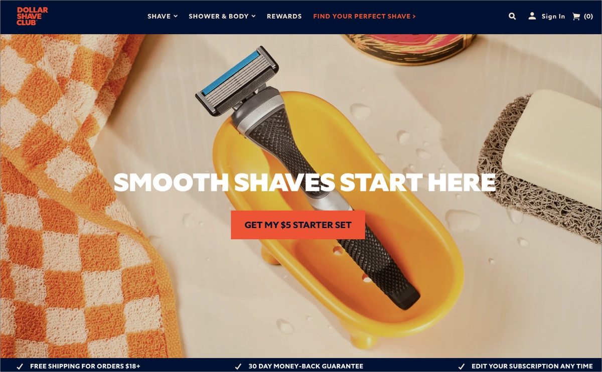 targeted landing pages example