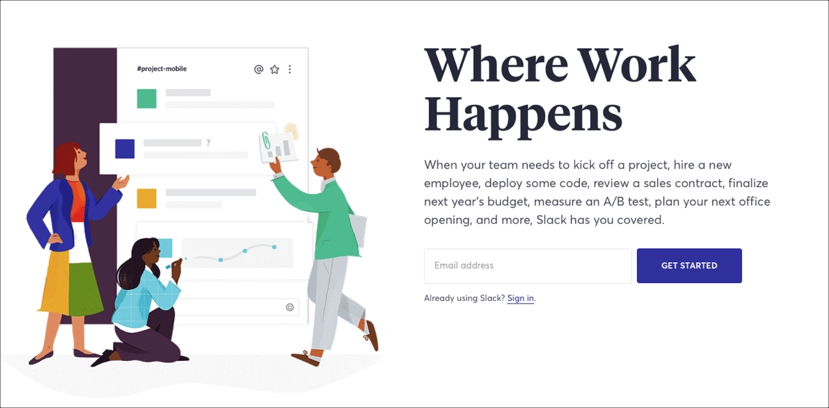 great eCommerce page with strategic white space