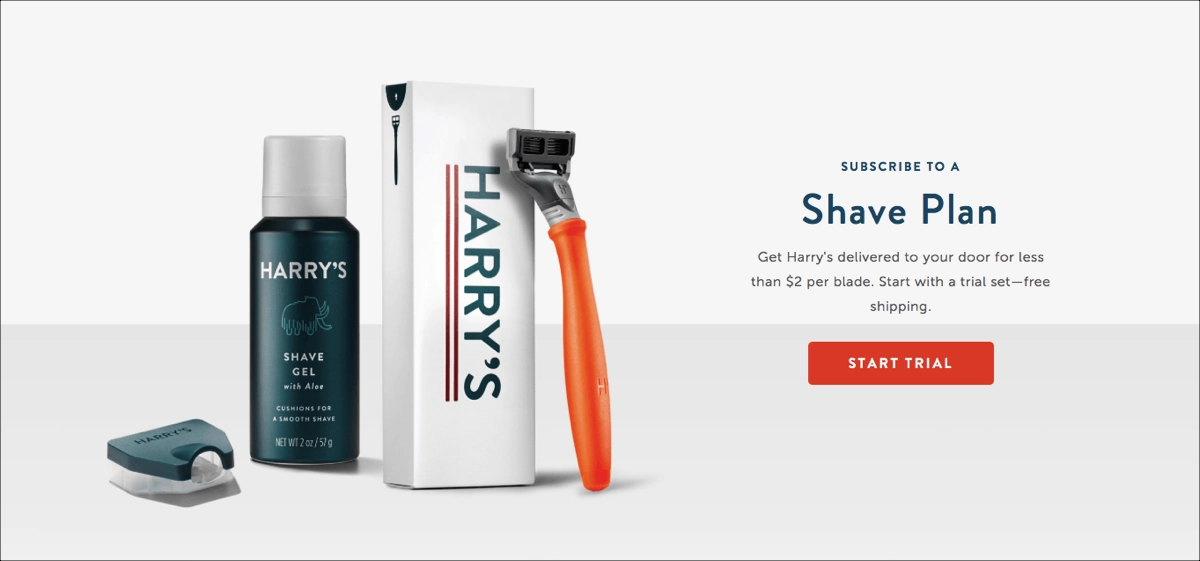 Clear main message on eCommerce page