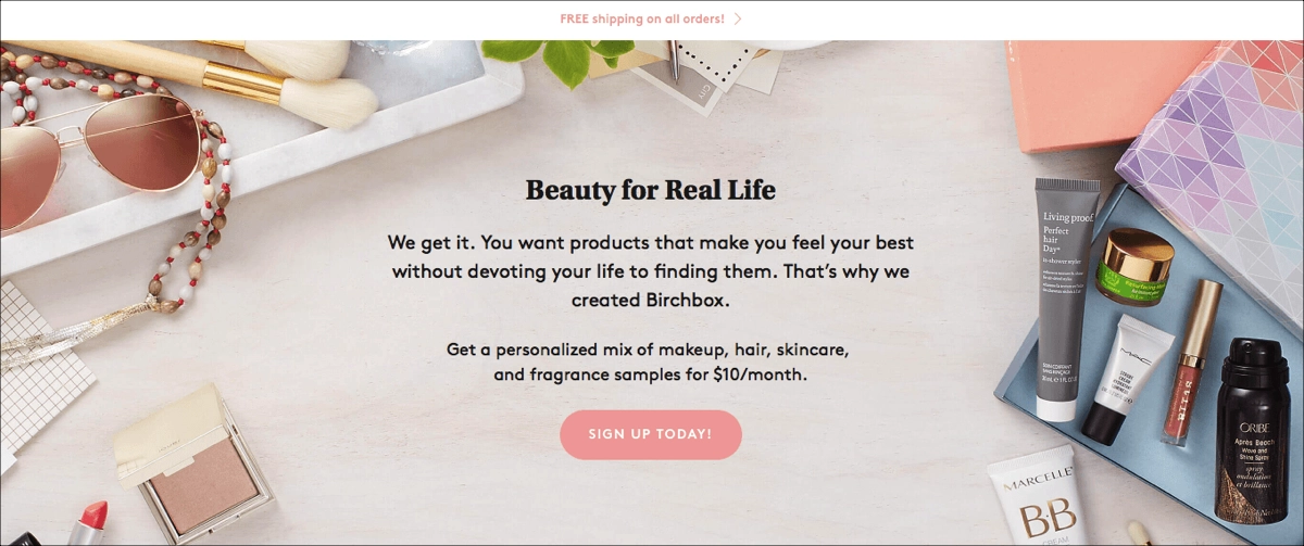 special offer that convince visitors to signup