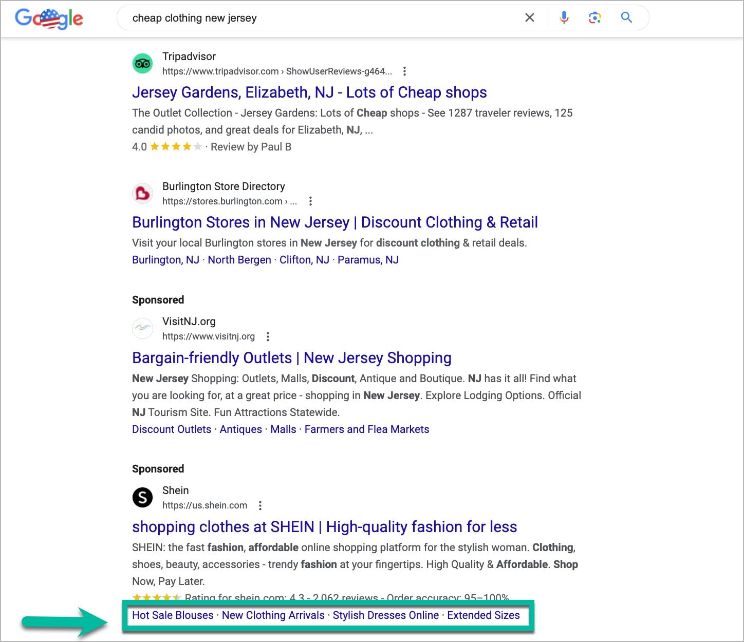 google ad extensions: dynamic callouts
