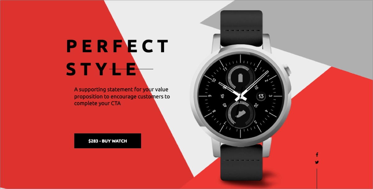 build landing pages with pre-designed templates