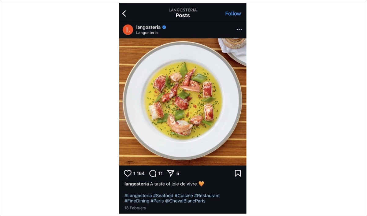 marketing de mídia social para restaurantes
