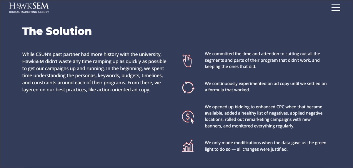 estudo de caso - campanha de marketing digital pago