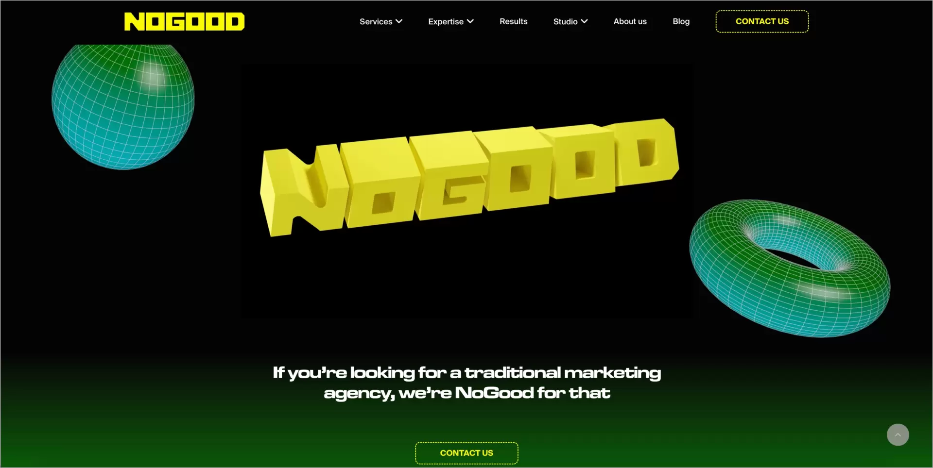 página inicial da agência de marketing digital especializada em IA generativa e na criação de funis de marketing com IA