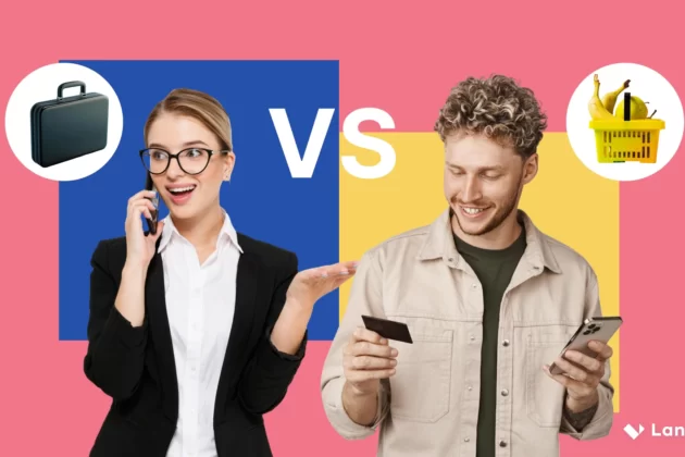 B2B vs B2C marketing differences - article cover