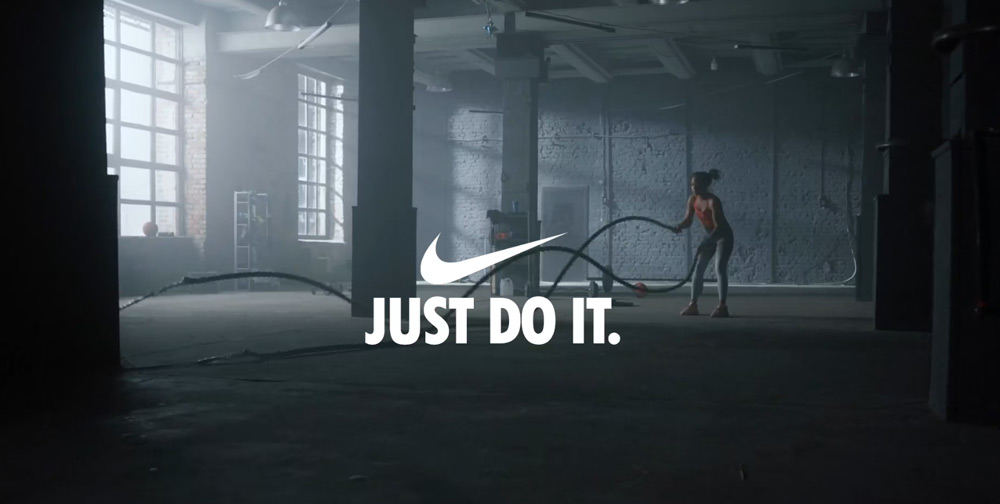 Exemplo de campanha B2C da Nike