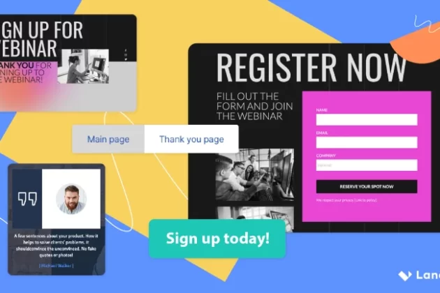 What is landing page