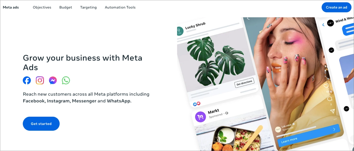 uma plataforma para anúncios PPC de mídia social