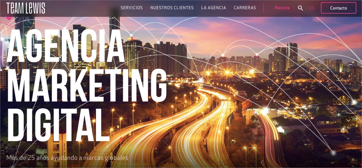 design moderno do site