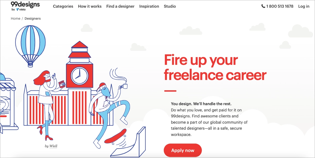 plataforma para designers gráficos