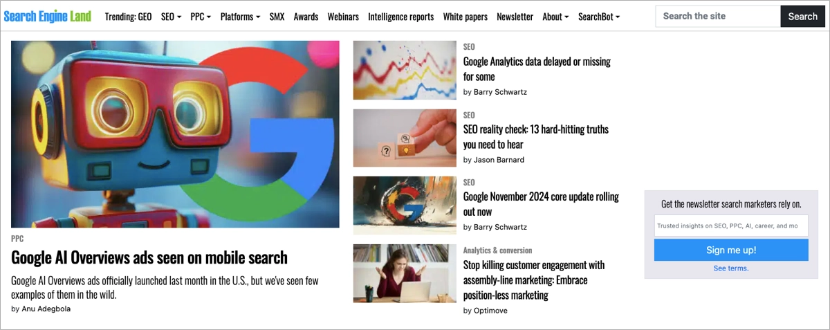 um dos melhores blogs de marketing digital para profissionais de marketing SEO