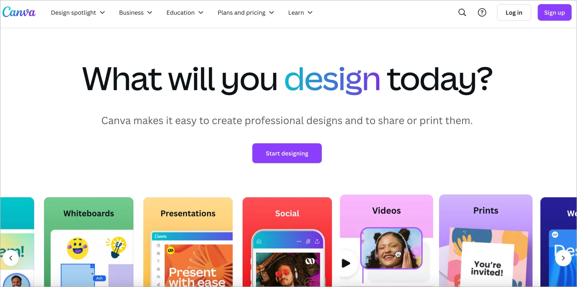 canva, le meilleur landing page constructeur pour les experts en design
