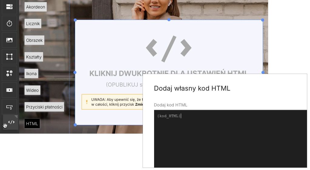 Kod html dla programmatic