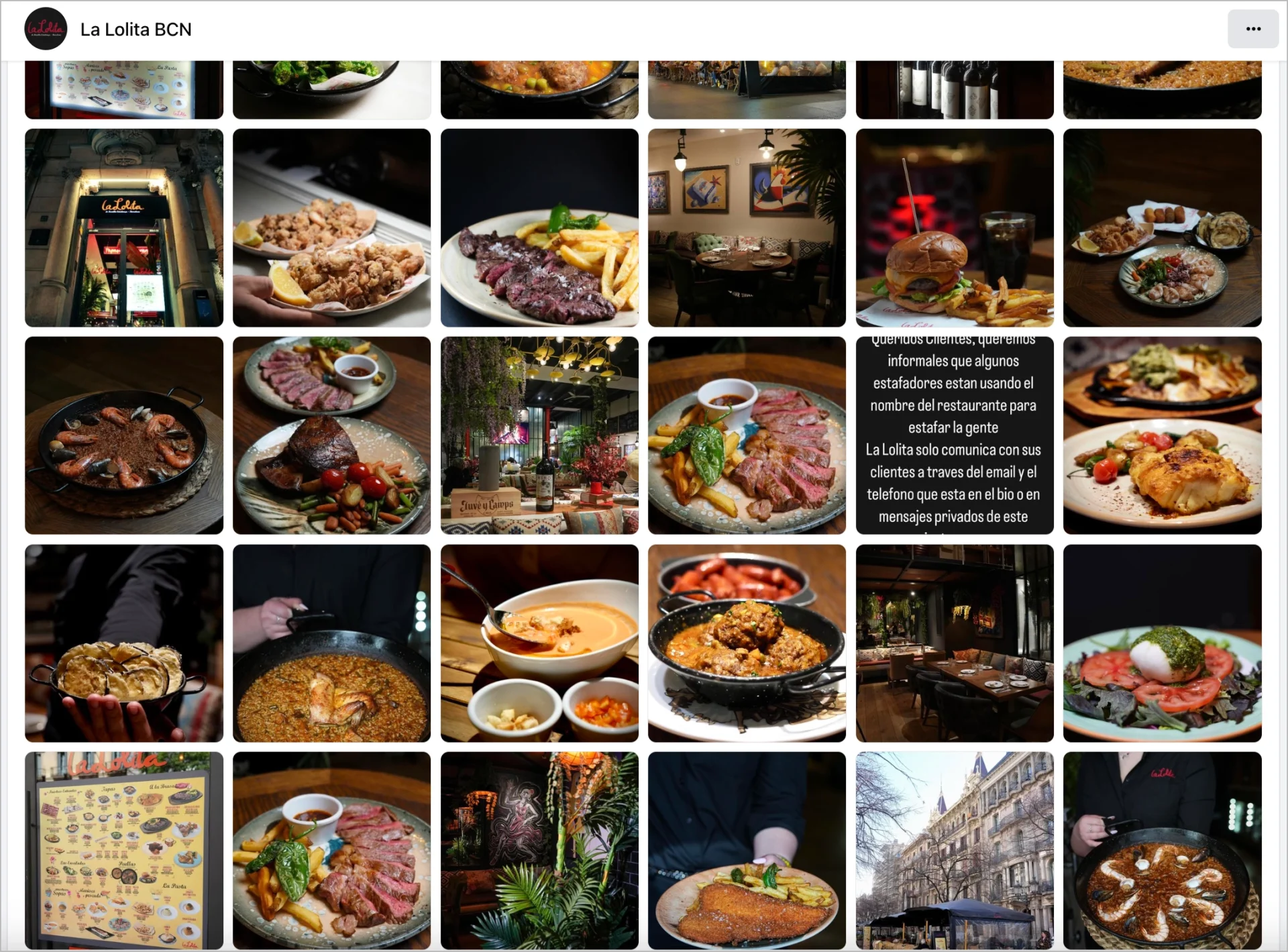 imagens de alimentos em restaurantes landing page