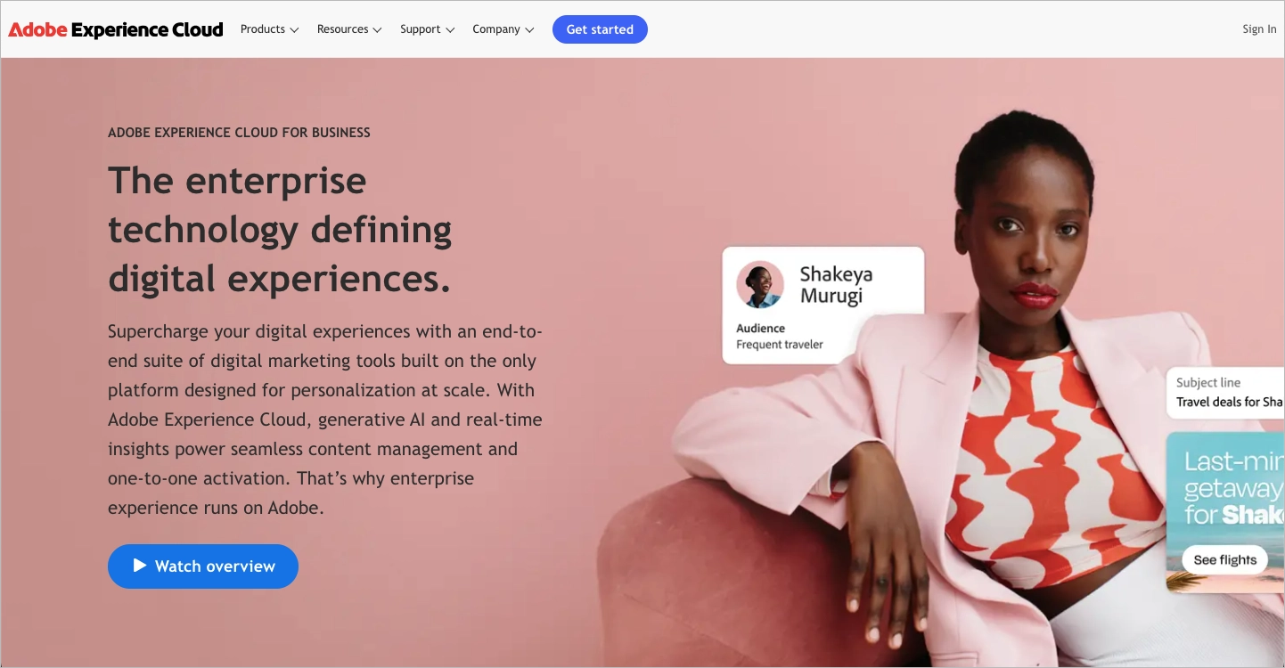 Adobe Experience Cloud dla klientów B2B