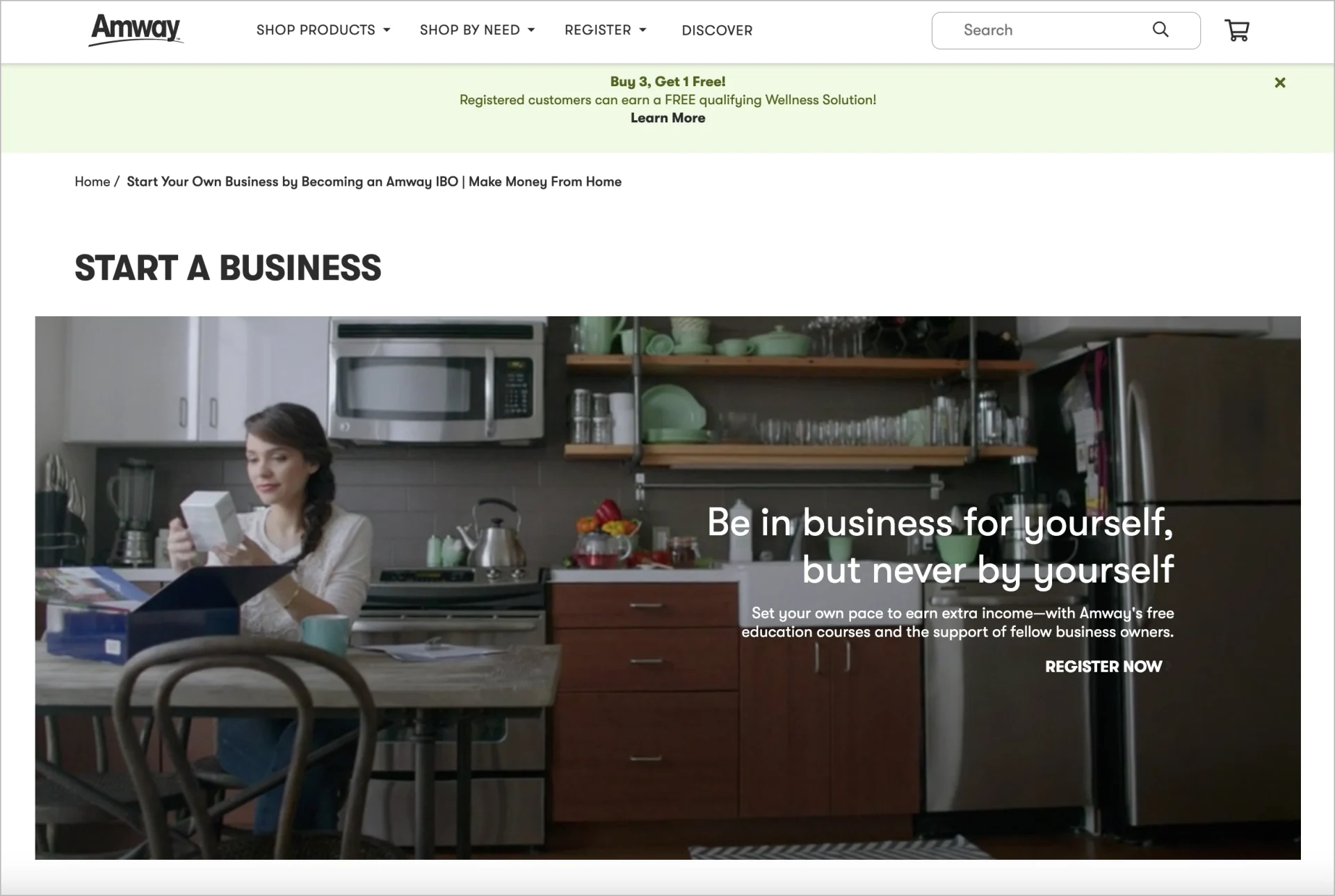 manchete que promove conexões pessoais no site de MLM