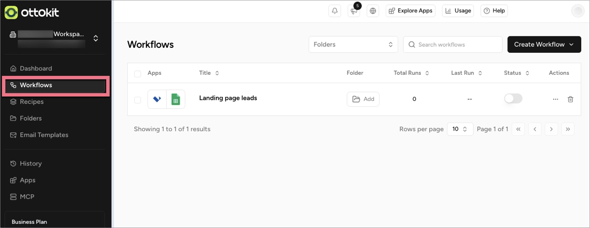 workflows in OttoKit