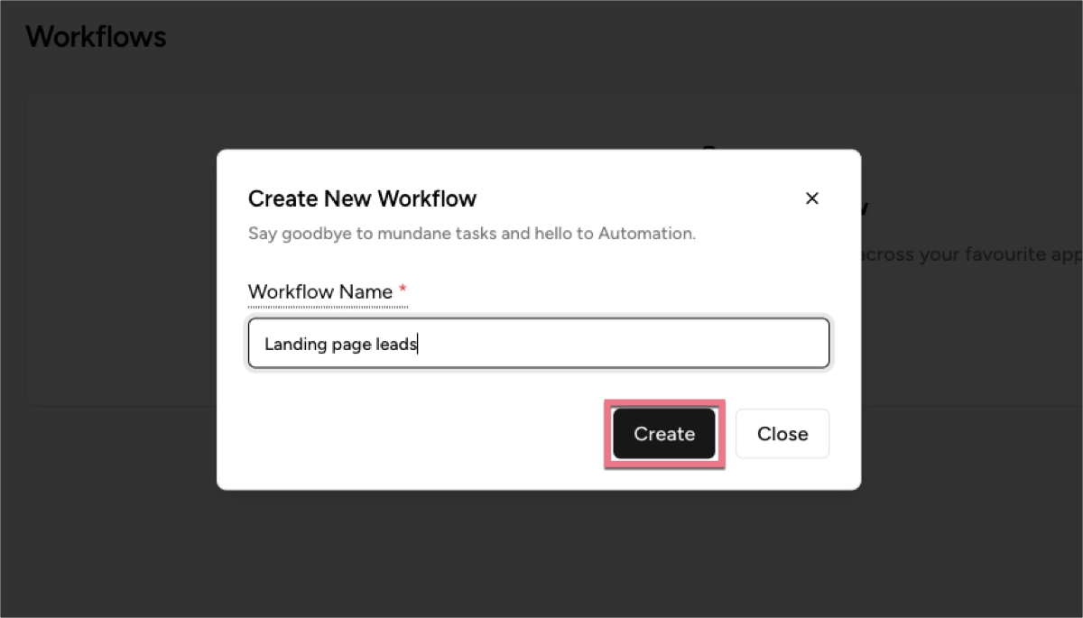 Name workflow in OttoKit