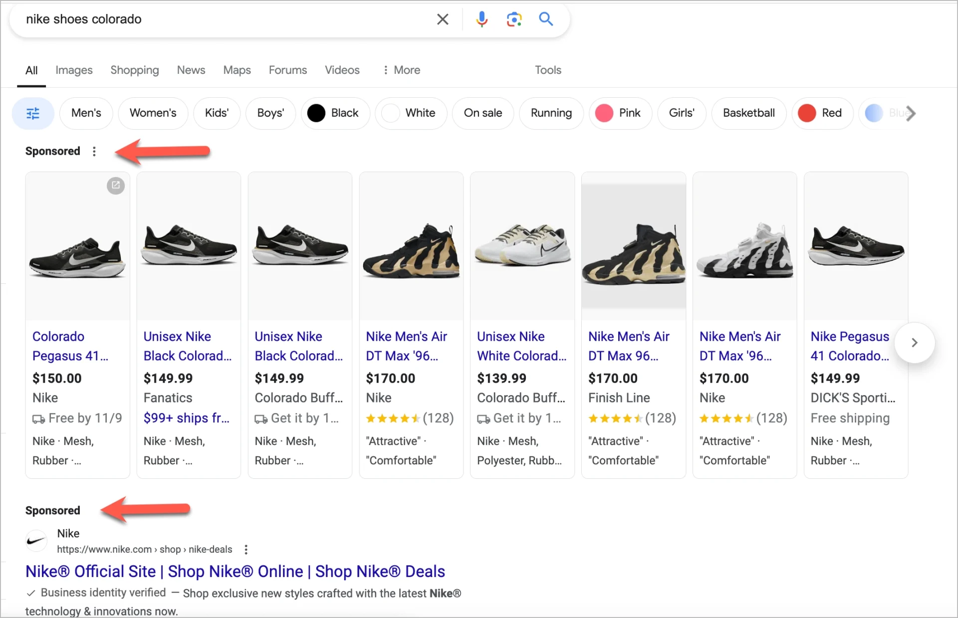 publicidade paga em mecanismos de pesquisa e plataformas on-line