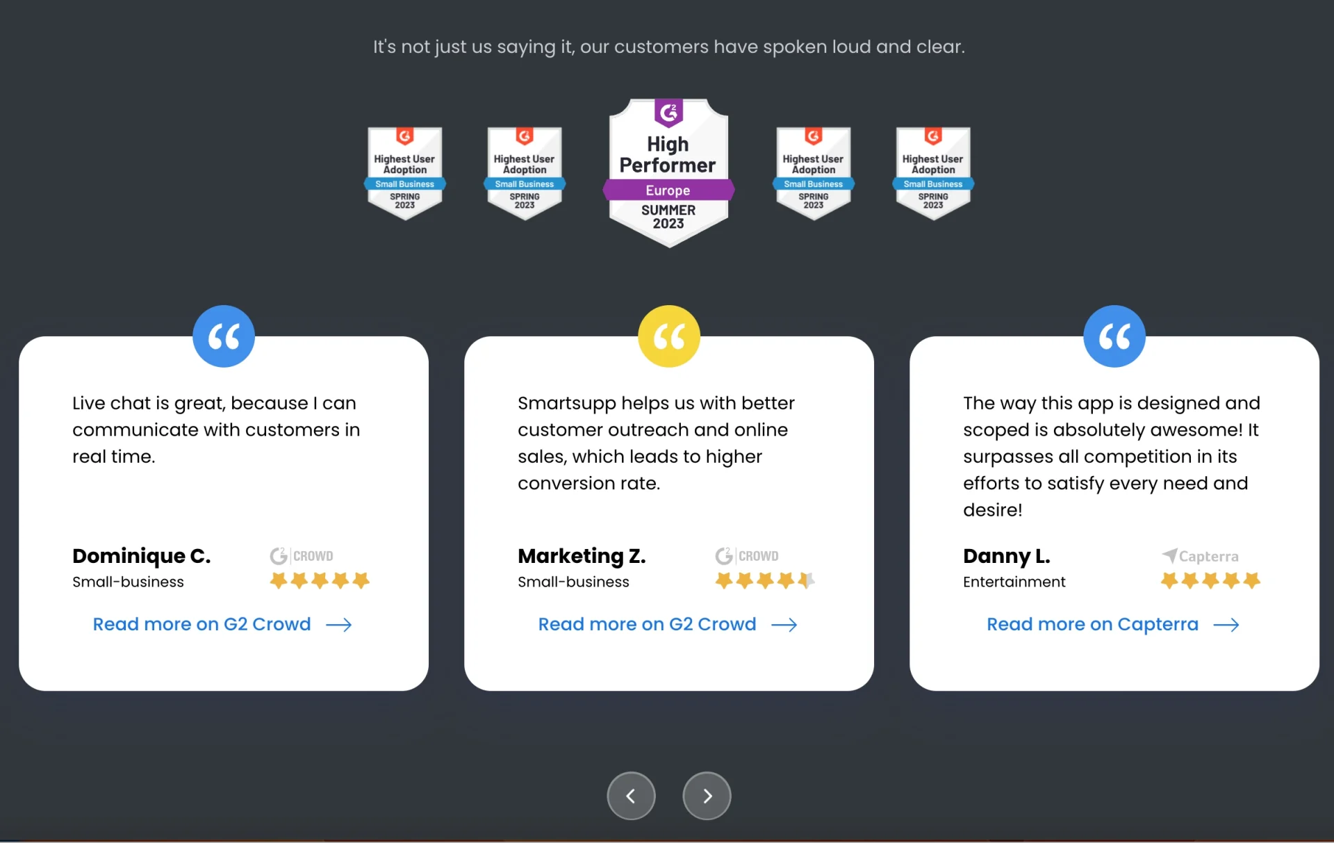 social proof example in online marketing