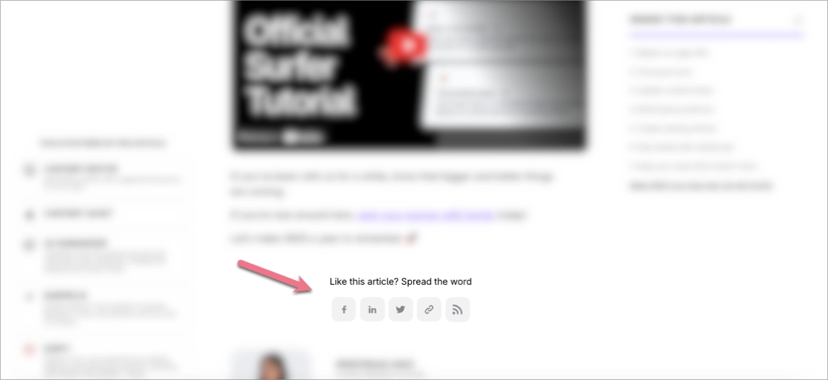 ícones de compartilhamento social