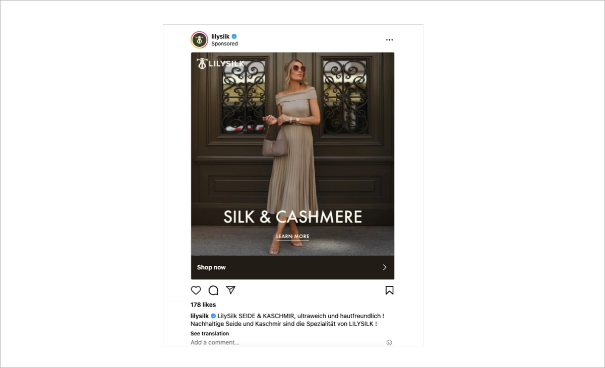 post patrocinado - instagram