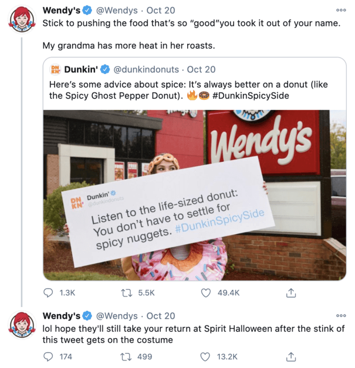 Wendy's social media marketing strategy example