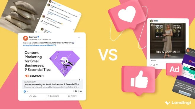 social media marketing vs social media advertising