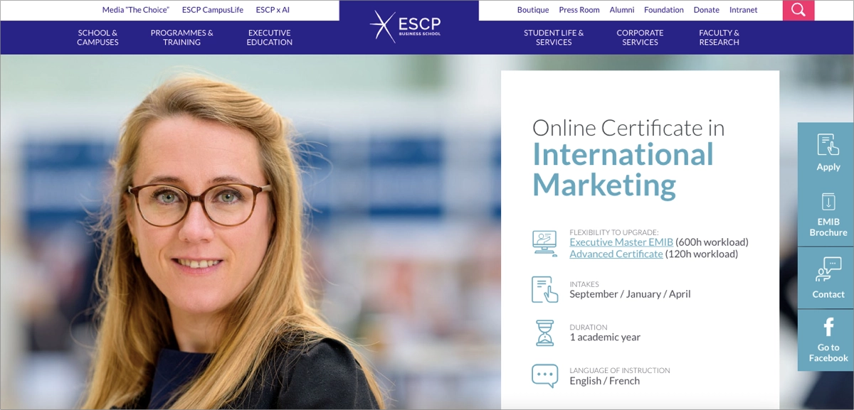 international marketing certification