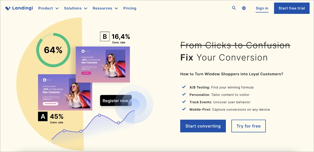 best landing page platform