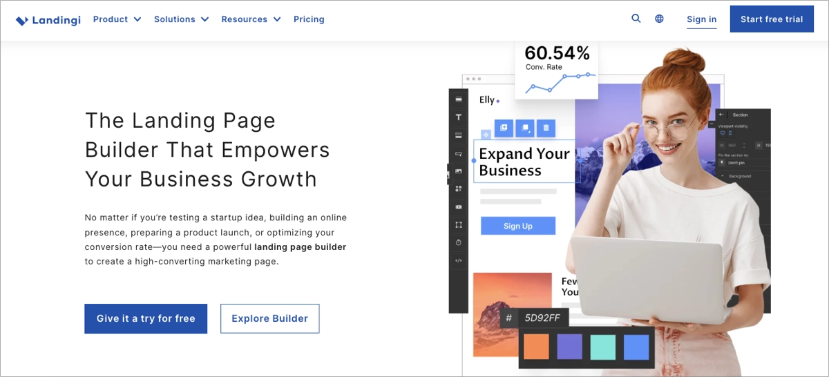 landing page builder for social media campaigns