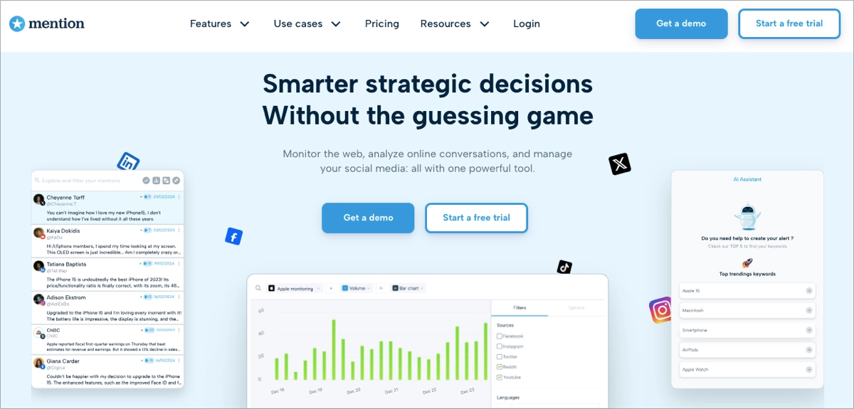 one of the best social media listening tools