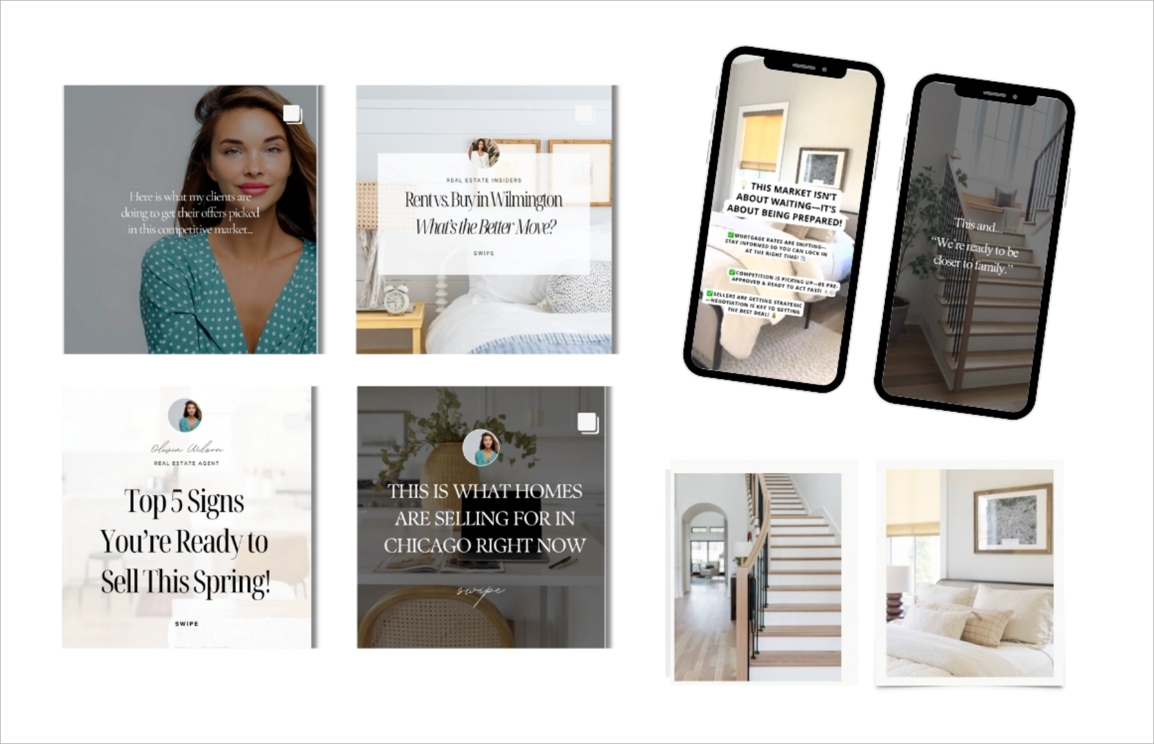 Modelos de imóveis da Agent Crate