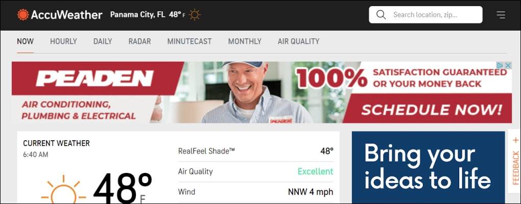 Example of display remarketing 