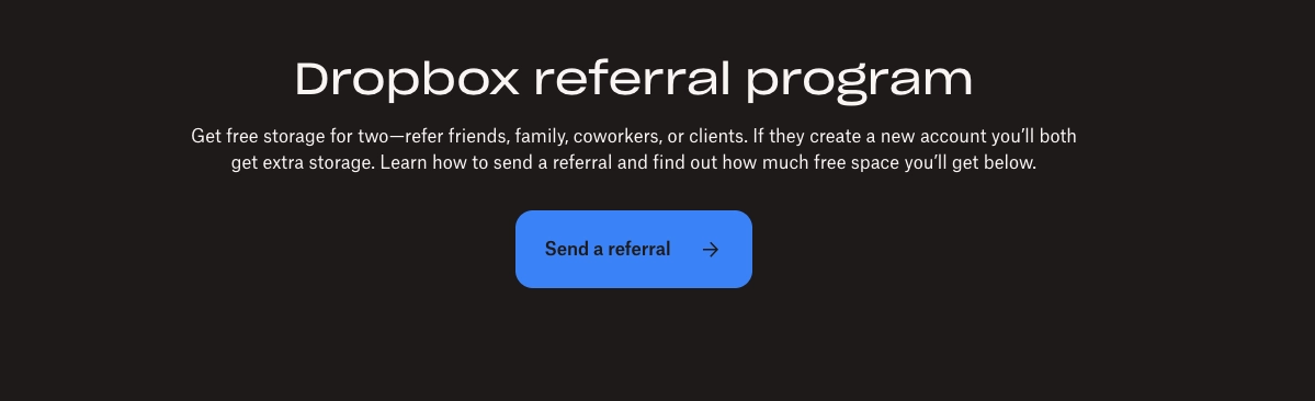 Referência do DropBox