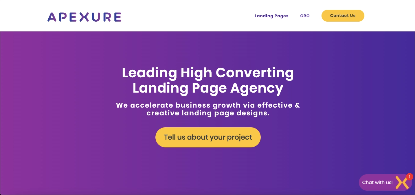 landing page design agency