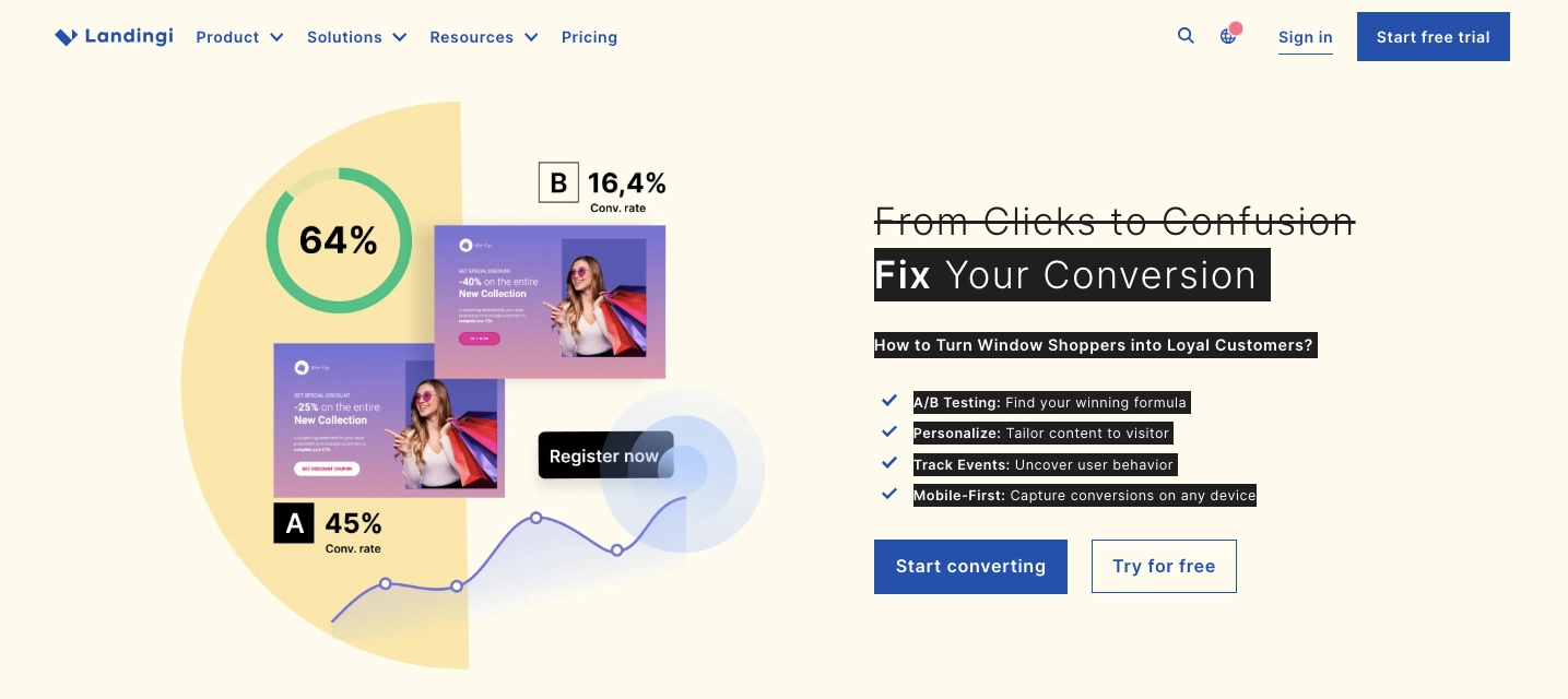 conversion optimization landingi